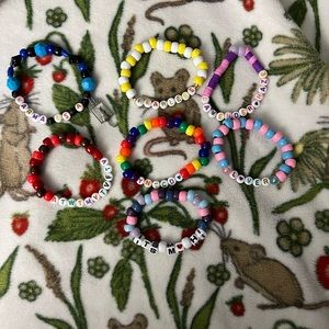Seven Taylor Swift Eras Tour Friendship Bracelets